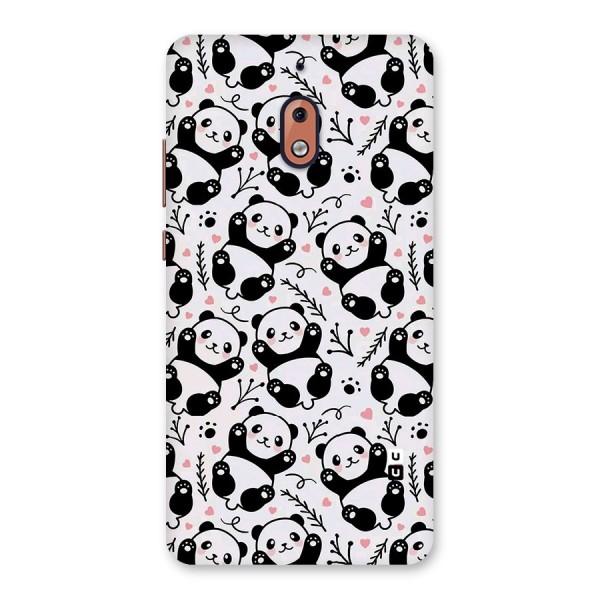 Cute Adorable Panda Pattern Back Case for Nokia 2.1