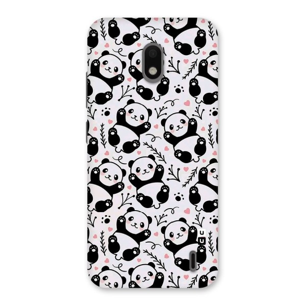 Cute Adorable Panda Pattern Back Case for Nokia 2.2