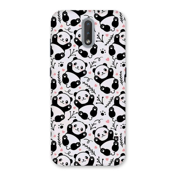 Cute Adorable Panda Pattern Back Case for Nokia 2.3