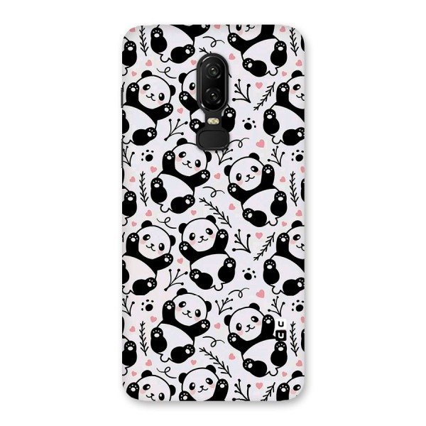 Cute Adorable Panda Pattern Back Case for OnePlus 6