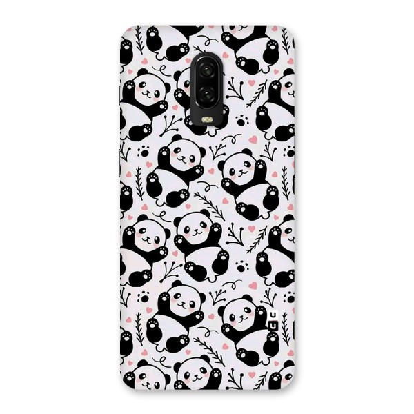 Cute Adorable Panda Pattern Back Case for OnePlus 6T