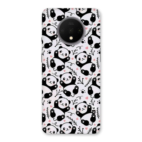 Cute Adorable Panda Pattern Back Case for OnePlus 7T