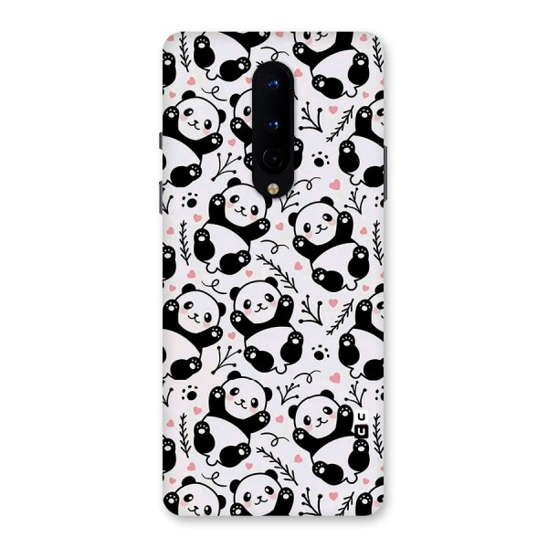 Cute Adorable Panda Pattern Back Case for OnePlus 8