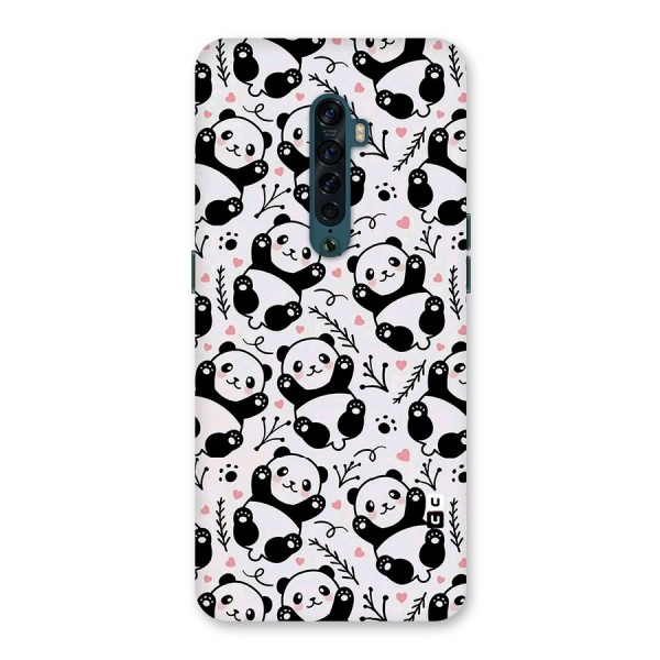 Cute Adorable Panda Pattern Back Case for Oppo Reno2