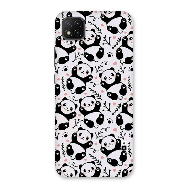 Cute Adorable Panda Pattern Back Case for Poco C3