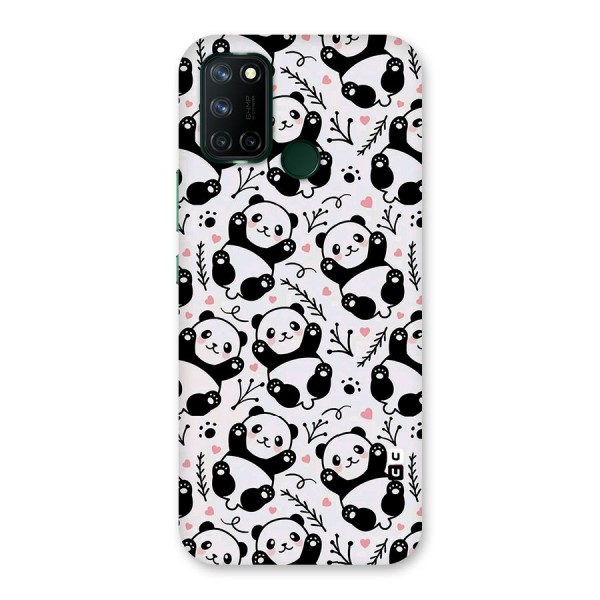 Cute Adorable Panda Pattern Back Case for Realme 7i