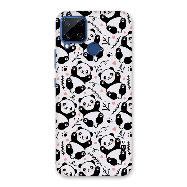 Cute Adorable Panda Pattern Back Case for Realme C12