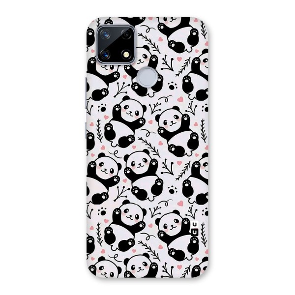 Cute Adorable Panda Pattern Back Case for Realme Narzo 20