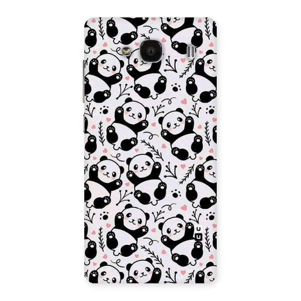 Cute Adorable Panda Pattern Back Case for Redmi 2s