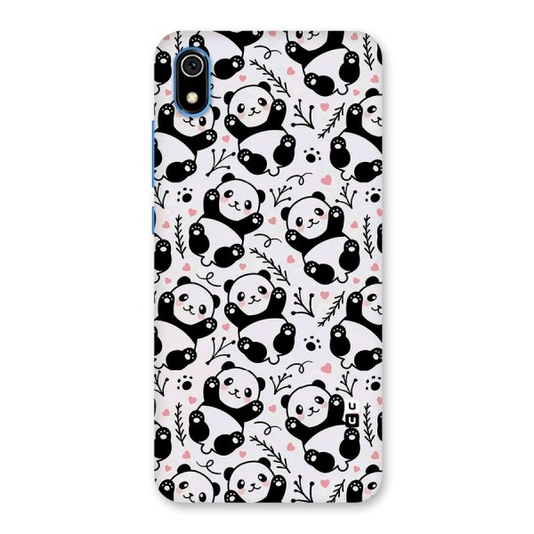 Cute Adorable Panda Pattern Back Case for Redmi 7A