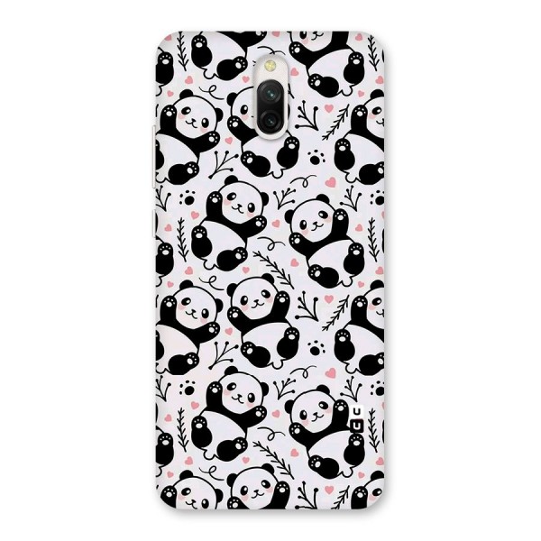 Cute Adorable Panda Pattern Back Case for Redmi 8A Dual