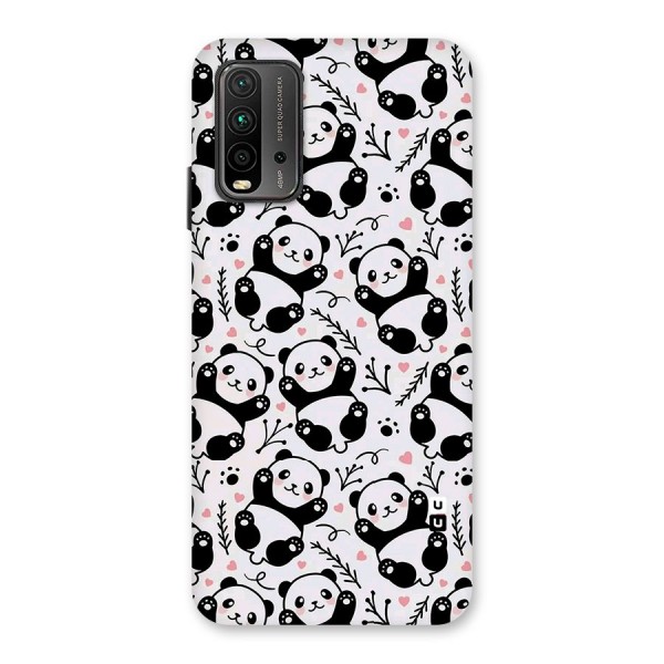 Cute Adorable Panda Pattern Back Case for Redmi 9 Power