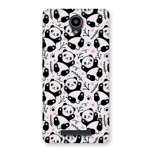 Cute Adorable Panda Pattern Back Case for Redmi Note 2