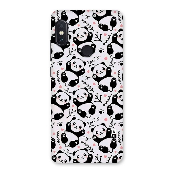 Cute Adorable Panda Pattern Back Case for Redmi Note 5 Pro