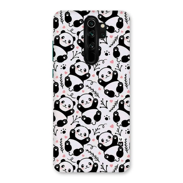 Cute Adorable Panda Pattern Back Case for Redmi Note 8 Pro