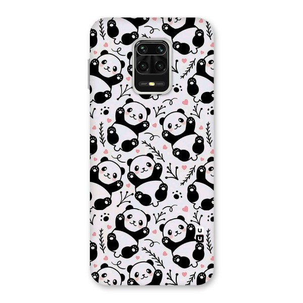 Cute Adorable Panda Pattern Back Case for Redmi Note 9 Pro Max