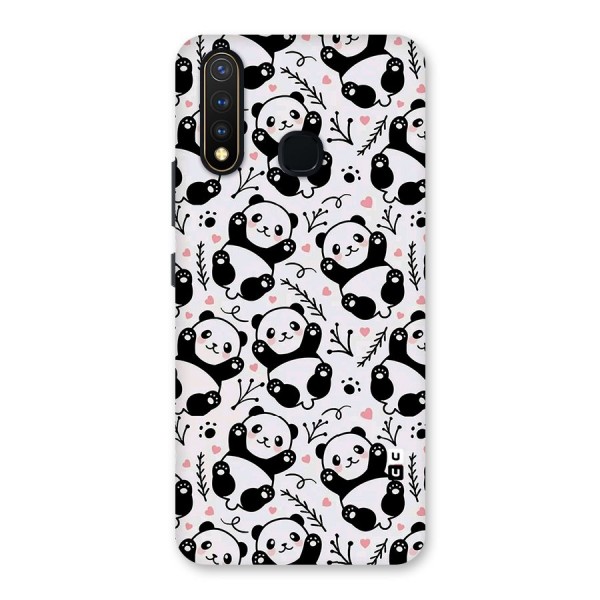 Cute Adorable Panda Pattern Back Case for Vivo U20