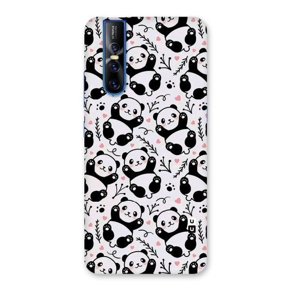Cute Adorable Panda Pattern Back Case for Vivo V15 Pro