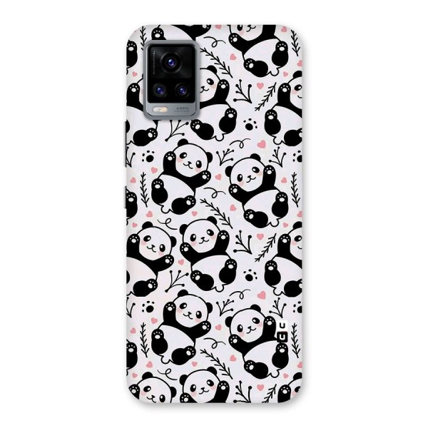Cute Adorable Panda Pattern Back Case for Vivo V20