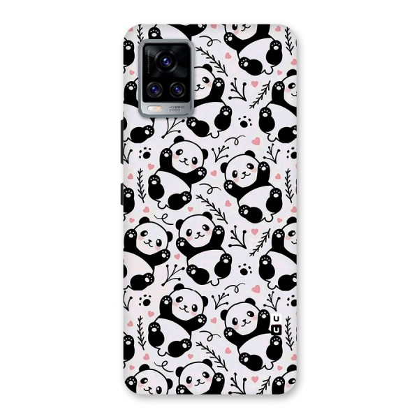 Cute Adorable Panda Pattern Back Case for Vivo V20 Pro