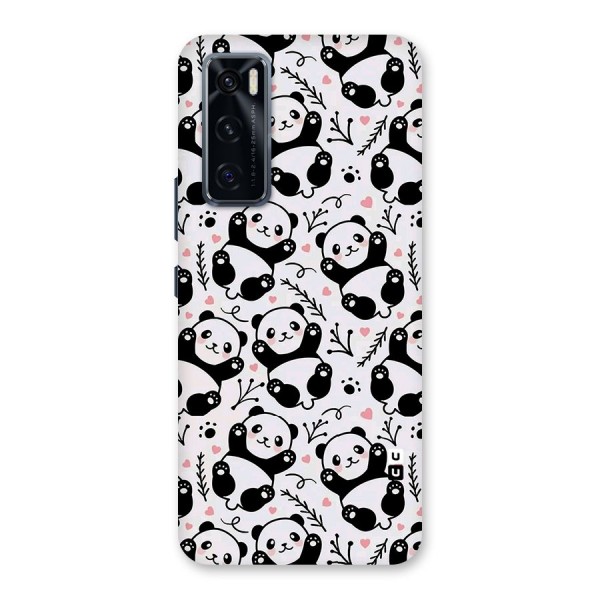 Cute Adorable Panda Pattern Back Case for Vivo V20 SE