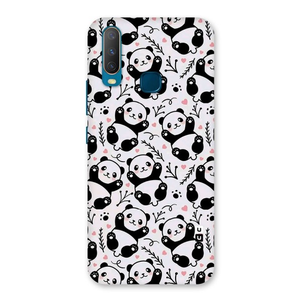 Cute Adorable Panda Pattern Back Case for Vivo Y15
