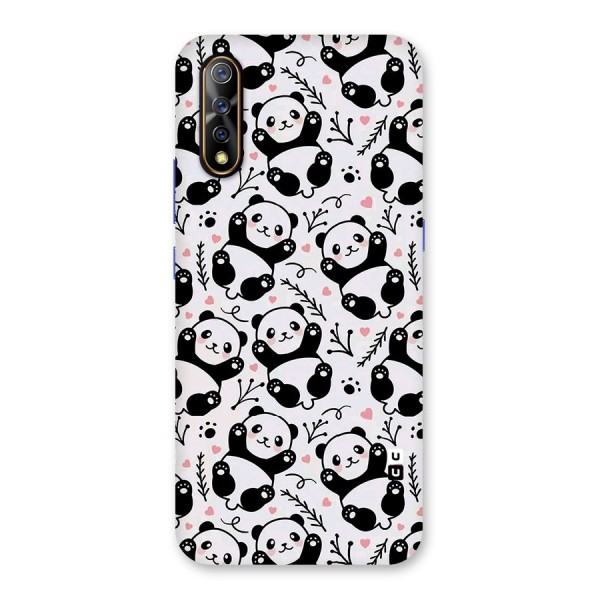Cute Adorable Panda Pattern Back Case for Vivo Z1x