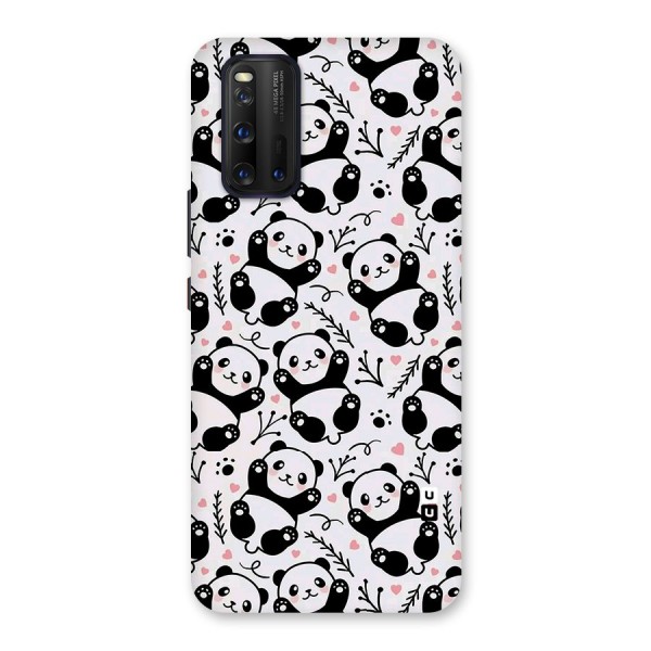 Cute Adorable Panda Pattern Back Case for Vivo iQOO 3