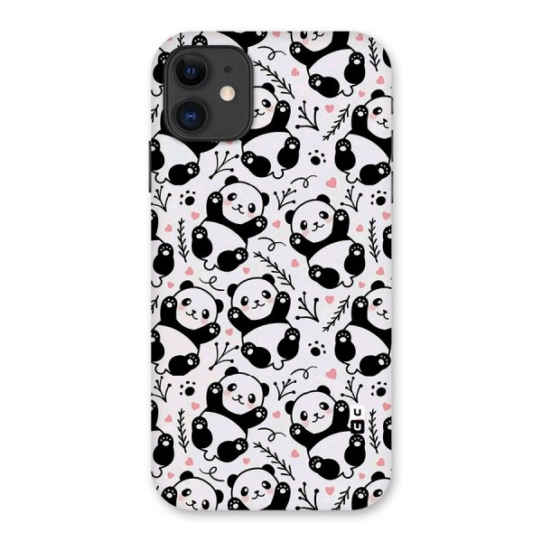 Cute Adorable Panda Pattern Back Case for iPhone 11