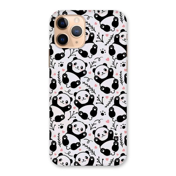 Cute Adorable Panda Pattern Back Case for iPhone 11 Pro