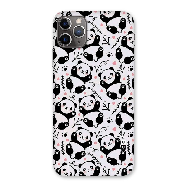 Cute Adorable Panda Pattern Back Case for iPhone 11 Pro Max