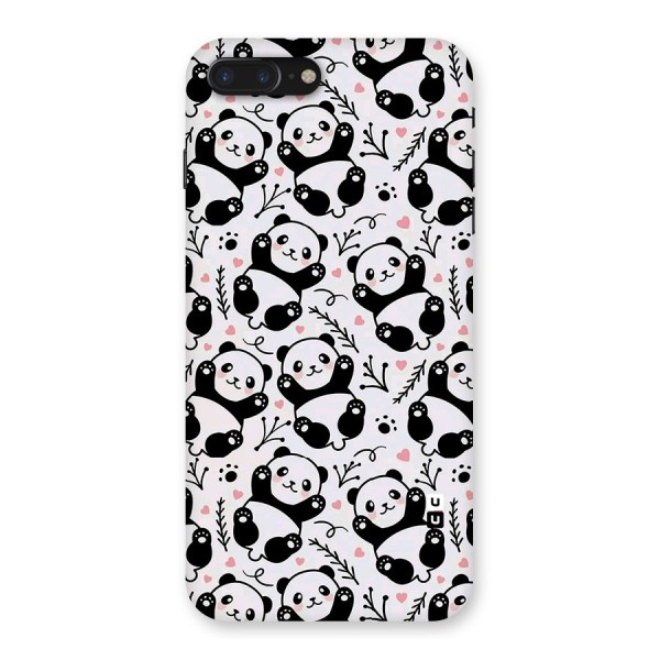 Cute Adorable Panda Pattern Back Case for iPhone 7 Plus