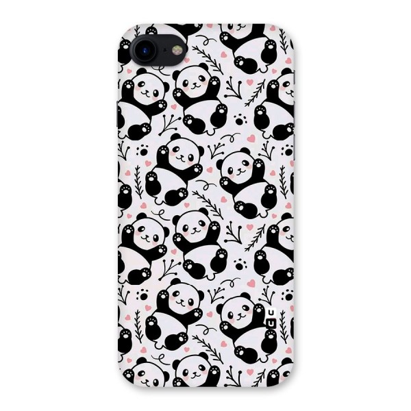 Cute Adorable Panda Pattern Back Case for iPhone SE 2020