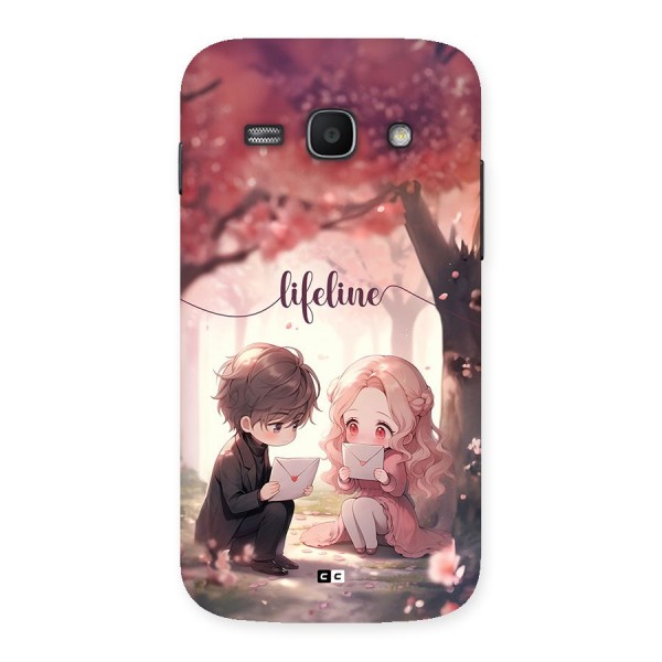Cute Anime Couple Back Case for Galaxy Ace3