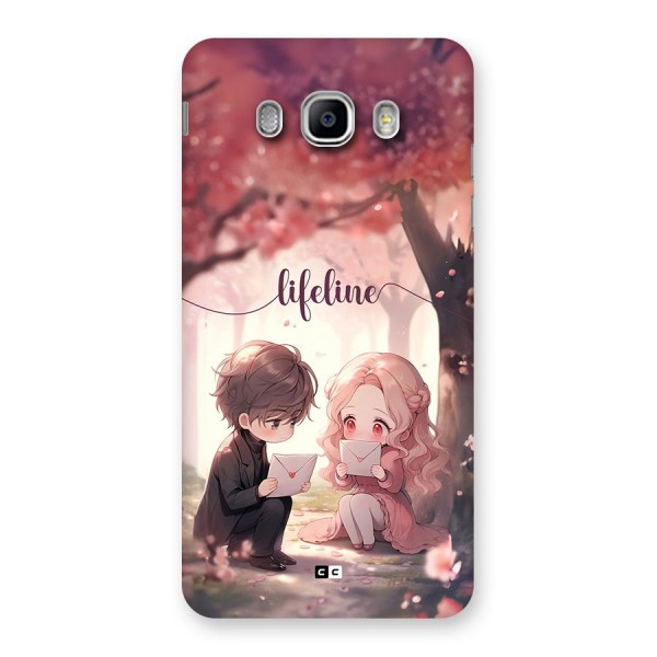 Cute Anime Couple Back Case for Galaxy J5 2016