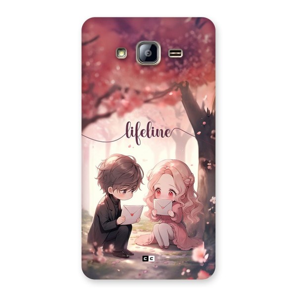 Cute Anime Couple Back Case for Galaxy On5