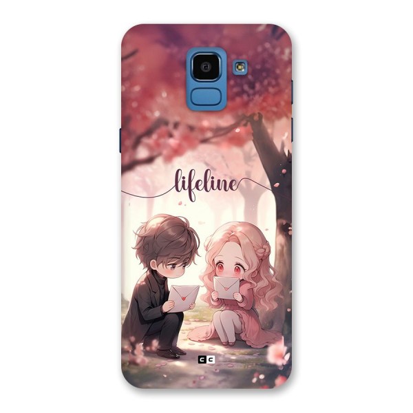 Cute Anime Couple Back Case for Galaxy On6
