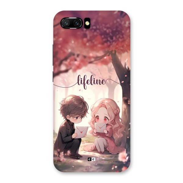 Cute Anime Couple Back Case for Honor 10
