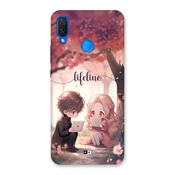 Cute Anime Couple Back Case for Huawei P Smart Plus