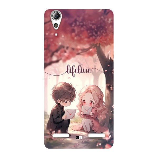 Cute Anime Couple Back Case for Lenovo A6000
