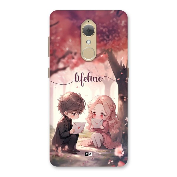 Cute Anime Couple Back Case for Lenovo K8