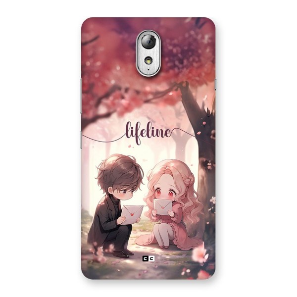 Cute Anime Couple Back Case for Lenovo Vibe P1M