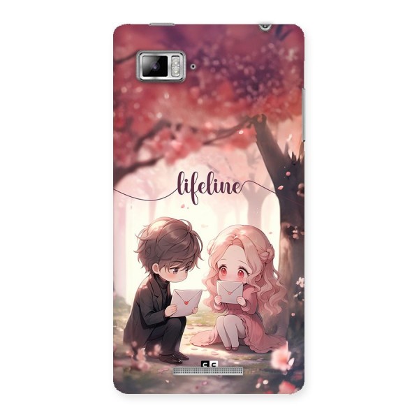 Cute Anime Couple Back Case for Lenovo Vibe Z K910