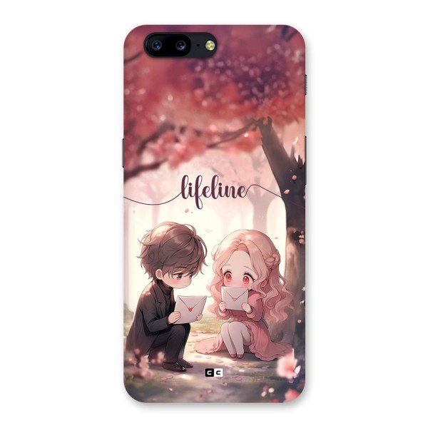 Cute Anime Couple Back Case for OnePlus 5