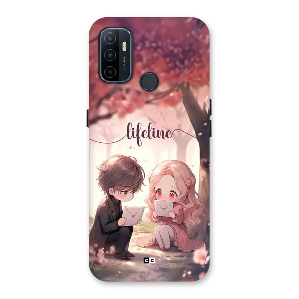 Cute Anime Couple Back Case for Oppo A32