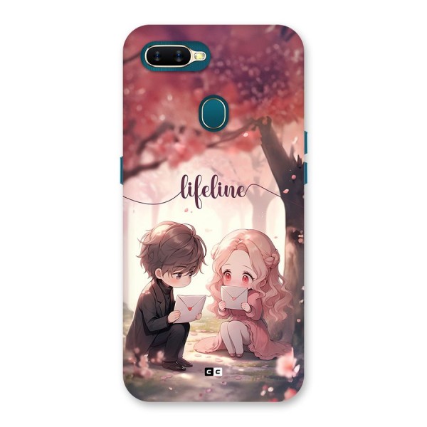 Cute Anime Couple Back Case for Oppo A7