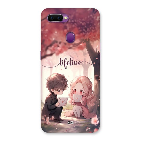 Cute Anime Couple Back Case for Oppo F9