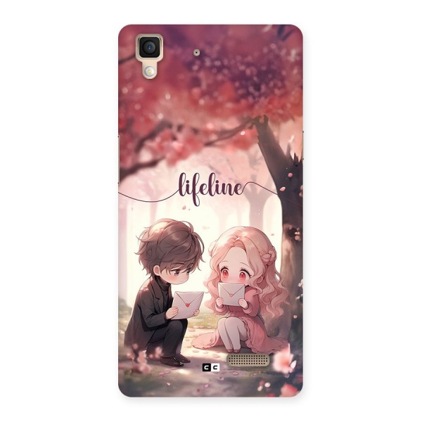 Cute Anime Couple Back Case for Oppo R7