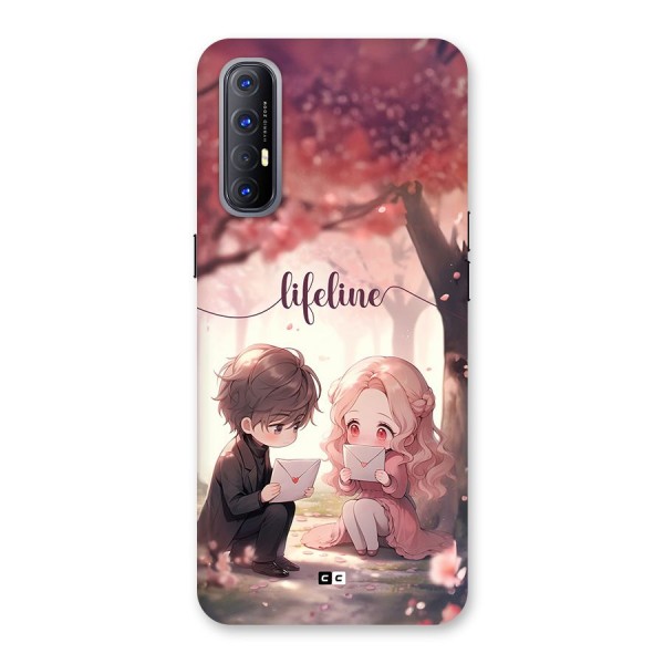 Cute Anime Couple Back Case for Oppo Reno3 Pro