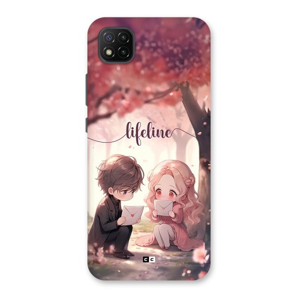 Cute Anime Couple Back Case for Poco C3
